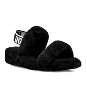 Uggs fuzzy slippers